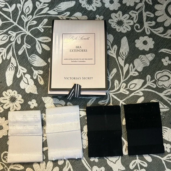 Victoria's Secret Black and White Bra Extenders - Picture 3 of 3